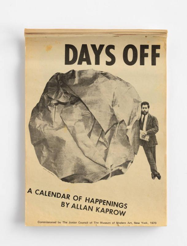 Days Off. A Calendar of Happenings by Allan Kaprow